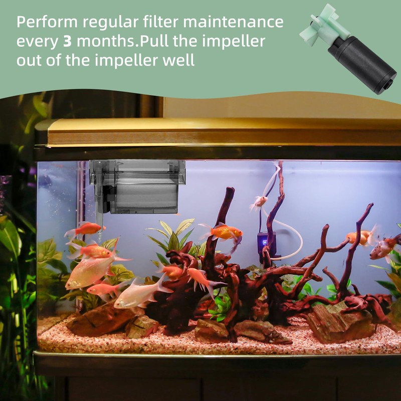 Ximoon A638 Impeller Assembly Compatible with Aquaclear 110 Power Filter
