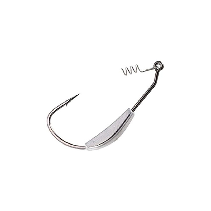 Gamakatsu Weighted Superline Spring Lock - 4 Offset Hooks for