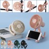 Mini Handheld Baby Stroller Fan, Personal Portable Fan with Flexible