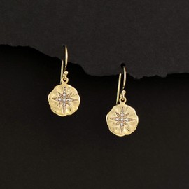 Gold Filled Starburst Earrings
