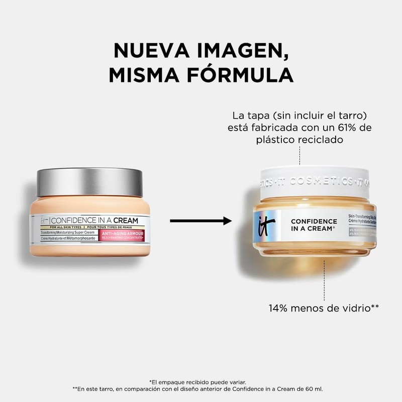 It Cosmetics Confidence in a Cream - Crema Hidratante Facial
