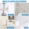 Bathroom Safety Grab Bars Stainless Steel (2Pack) 12-Inch 1.25" Diameter