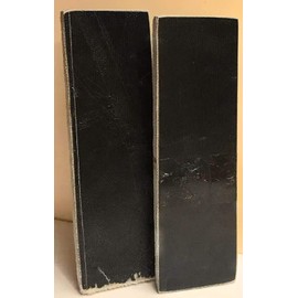 Globalwoods Two Micarta Knife Scales Blue Brown Black Canvas Micarta Scales Knifesmith Handle Making Supply (Black, 5)