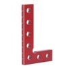 ZAWELIYO Mini Small Square Center Finder Aluminum Alloy Woodworking Ruler