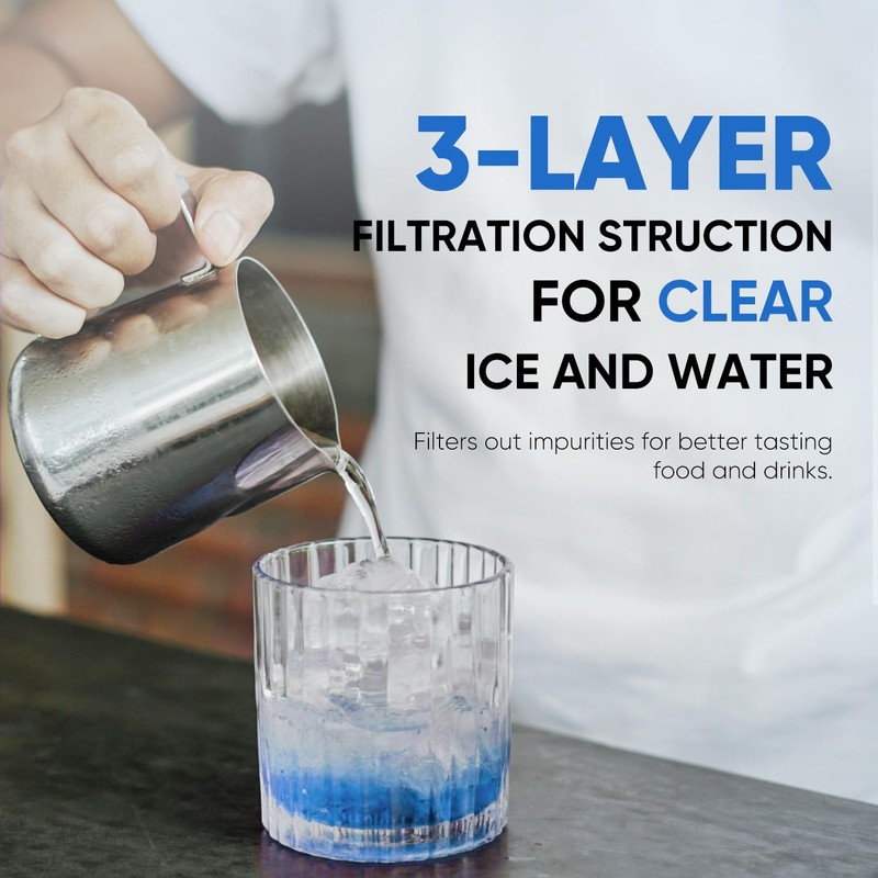 PUREPLUS Compatible with 4396841, Everydrop® Filter 3, EDR3RXD1, 4396710, 46-9083,