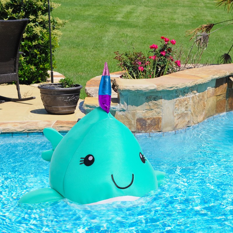 Posh Creations Floating Animal Pool Floats with EPS for Kids,