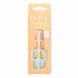 OPI On Point Hue-cid Dreams | Short Squoval Pastel Rainbow Nail Art Press On Nails | With Nail Glue | Long Lasting, Reusable, Non-damaging