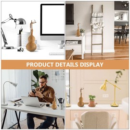 jojofuny Pack of 2 Calabash Jewellery Pumpkin Practical Table Decoration Bottle Gourd Pendant Original Dry Pumpkin Craft Photography Props