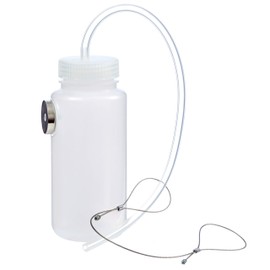 Mission Automotive Brake Bleeder Kit - 16 Oz, White - Brake Fluid Bleed Kit & Magnetic Bleeder Bottle with Lanyard