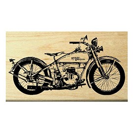 P20 Vintage=Classic Harley Style Motorcycle Rubber Stamp