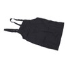 Kitchen Apron Black Apron Polyester Pockets Adjustable Strap Unisex Apron