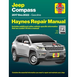 Haynes Jeep Compass MP - Gasoline (2017-2022) Repair Manual (Full Color Photos and Diagrams with Free Online Access to More Repair Content)