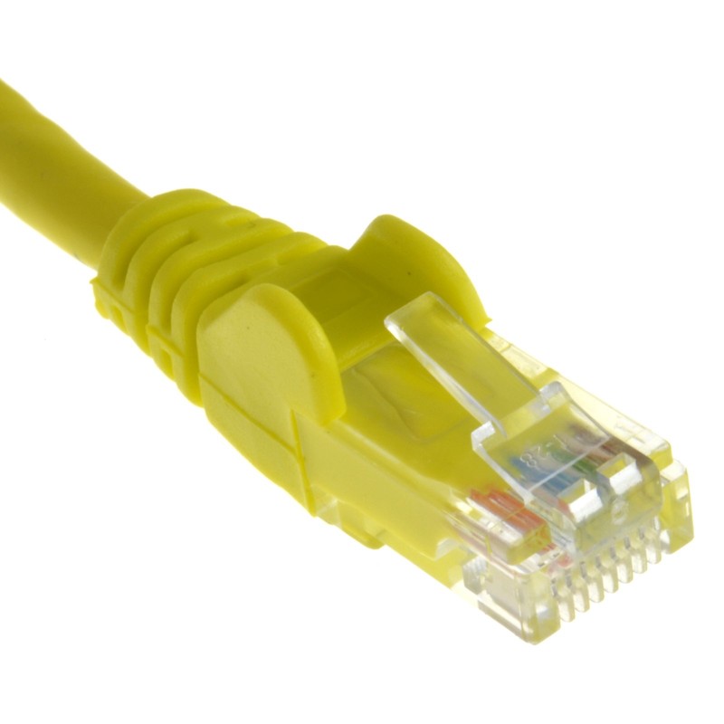 kenable C6 CAT6-CCA UTP RJ45 Ethernet LSZH Networking Cable Yellow