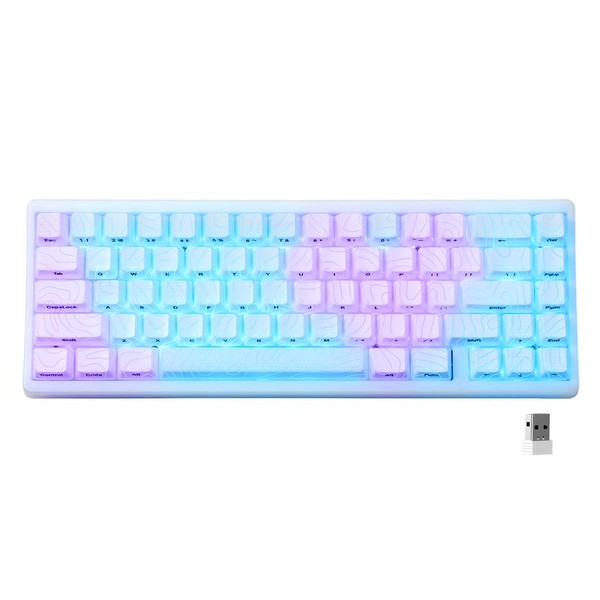 XVX M67 Jadestone Keyboard with IMD-Tech Keycaps, QMK/VIA Gasket, RGB