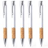 noTrash2003 10 Ergonomic Ballpoint Pens Rubberised Aluminium Metal Tip and