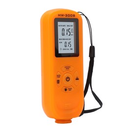 Paint Thickness Gauge, Coating Thickness Gauge, Digital Screen, 3 Units, Coating Depth Gauge, Thickness Measurement of Automotive Paints, Car Paint Metres, for Industrial Manufacturing (Orange)