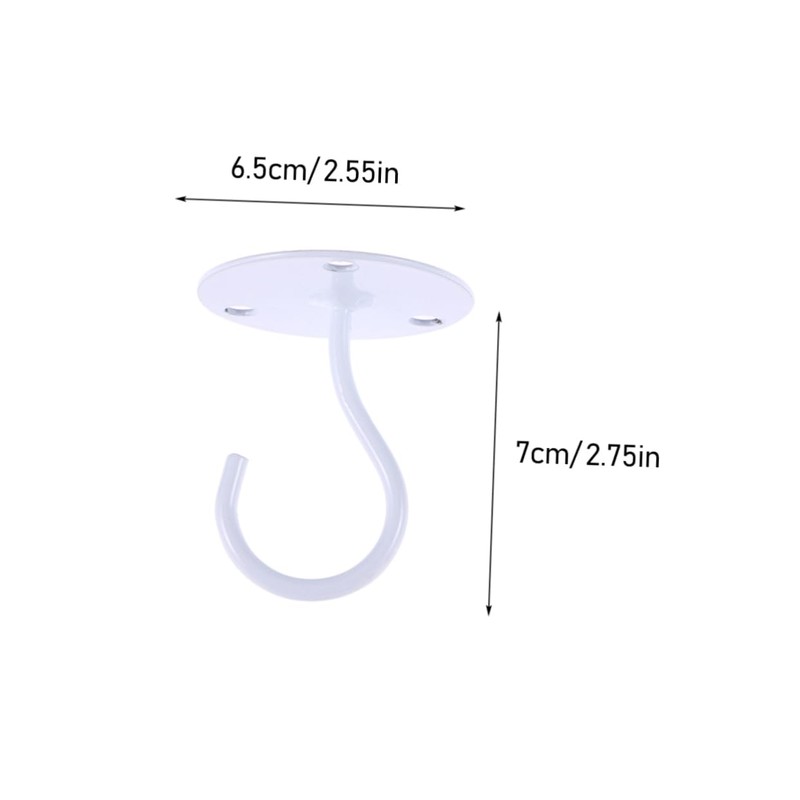 BUGUUYO Small Elephant Trunk Shaped Hooks Versatile Cabinet and Ceiling