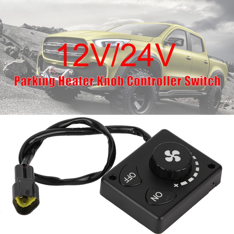 DC 12V/24V Parking Heater Knob Controller Switch for Car Truck
