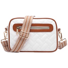 Cinpode Umhängetasche Damen Crossbody Bag Handtasche Tasche Klein Handtasche Schultertasche mit Abnehmbarem Breitem Schultergurt