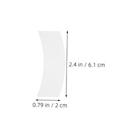 PACKOVE 3rolls Pe Eyelash Pads for Lash Extensions Prevents Lash Adhesion Simplifies Application for Various Techniques Per Roll