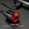 Smart Bike Tail Light Auto On/Off Rechargeable Ultra Bright IPX6
