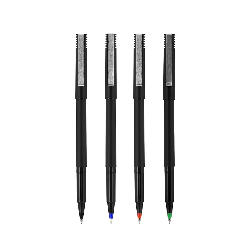 Sanford Uniball Roller Stick Pen, 0.5Mm Micro Point, Black Ink,