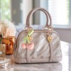 Andibro Cherry Bag Charm, Cute PU Cherry Key Ring, Bag