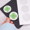 24 x 40mm Round 'Celtic Shamrock' Stickers (SK00017420)