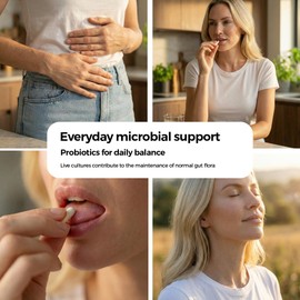 NEUBRIA NEUBIOTIC HER – Probiotics for Women 25 Billion CFU – Daily Probiotic Supplement with 4 Clinically Studied Live Cultures for Women’s Intimate Flora, Gut & Digestion – 30 Vegan Capsules