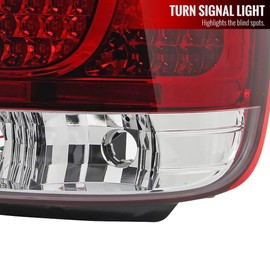 Carpartsinnovate For Lexus 98-05 GS300 400 430 Red Clear Rear LED Brake Tail Lights Reverse Lamps