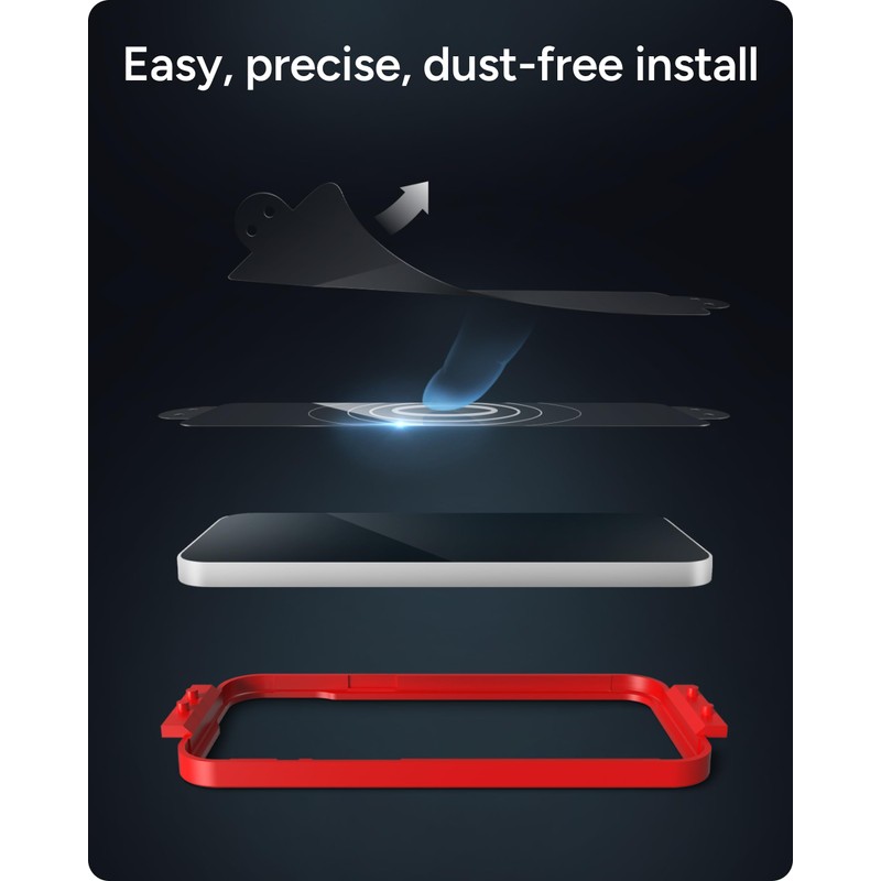 ZAGG Glass Elite Privacy iPhone 15 Pro Max Screen Protector