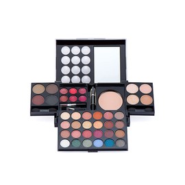 Eyeshadow Palette Nude Tones Eyeshadow Make Up Cosmetic Compact Palette, Professional Makeup Shadow Palette, Makeup Cassette with Lip Gloss, Eyeshadow, Blush for Professional and Daily Use