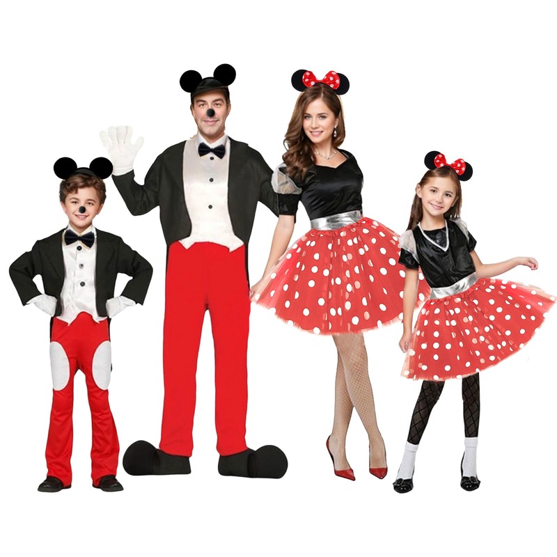 Singtis Skirt Dots Red White Carnival M