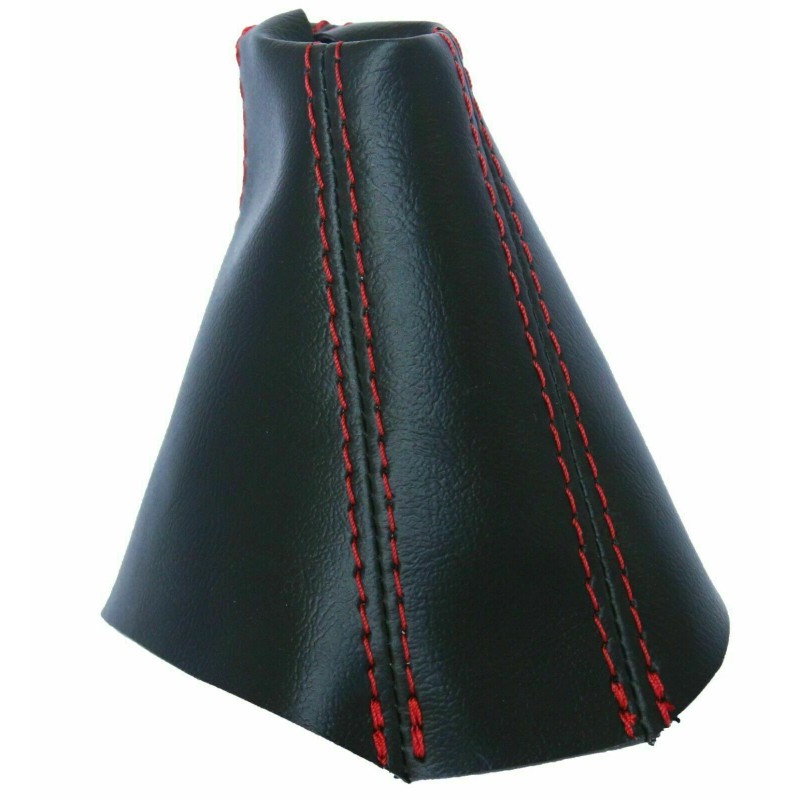 Kar Designers Black w/Red Stitching Vinyl Automatic Shift Boot For