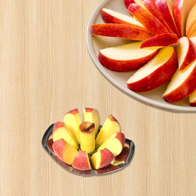 Stainless Steel Apple Cutter – Heavy-Duty Apple Slicer & Corer