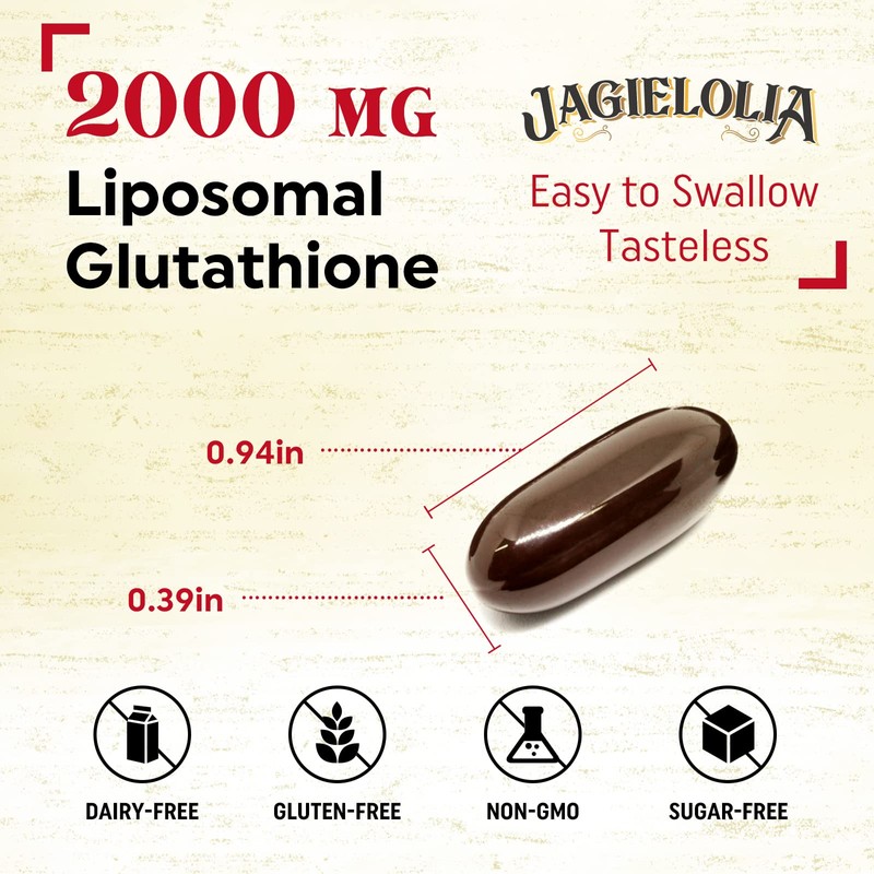 Liposomal Glutathione 2000 mg with L-Serine, L-Glycine & Sulforaphane –