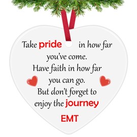 Emergency Medical Graduation Gifts EMT Christmas Ornaments Medical Technician Medical School Gifts Medical Student Paramedic Hanging Ornament Gifts for Medical Student Nurse Christmas Birthday Gifts