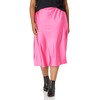 The Drop Women's Maya Silky Slip Skirt, Pink, M