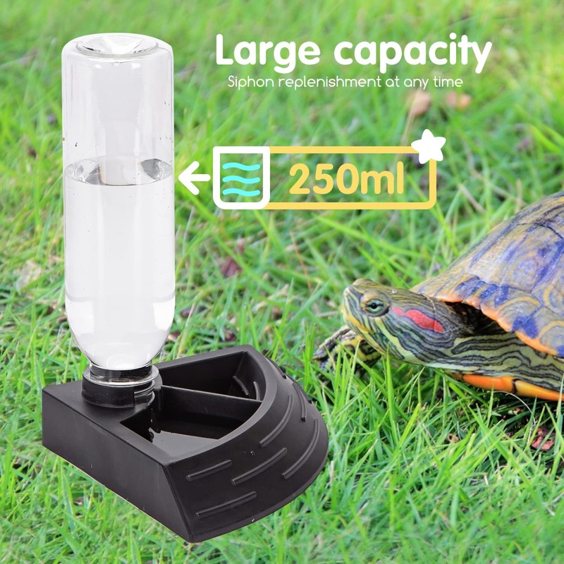 Nobleza - Turtle Water Bowl, Feeding Bowl, Turtles Reptiles Feeding