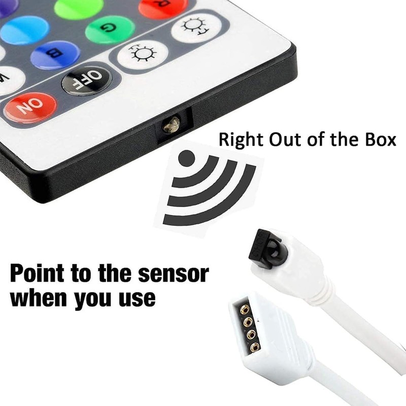 44 Keys RGB LED Light Strip Remote Controller Infrared Led