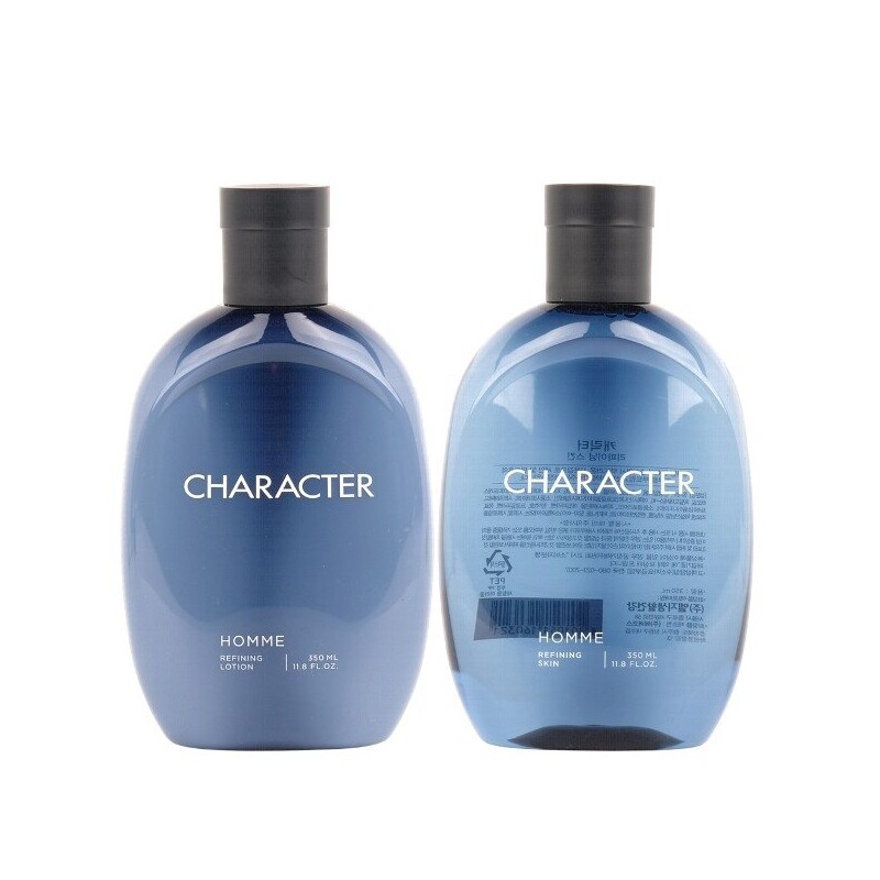 LG생활건강 캐릭터 옴므 리파이닝 로션 350ml 2개 LG Household &