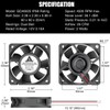 GDSTIME 60mm x 25mm 12V DC IP68 Waterproof Fan Dual