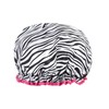 Lotsdonxia Reusable Double Thickened Shower Cap Waterproof Comfort and Trendiness