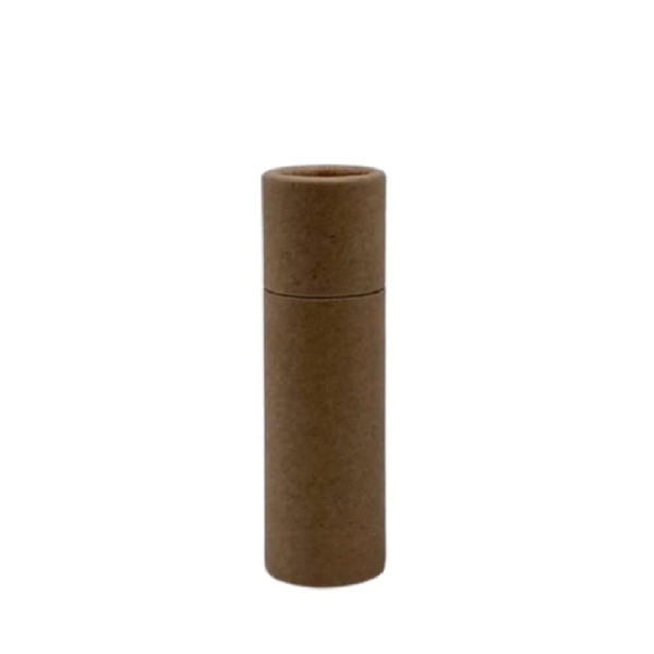 GreenWay 0.3oz / 8.5g Kraft Paperboard Lip Balm Tubes with