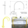 ISOP Window Hooks for Fire Escape Ladders, 2 Hooks |Iron