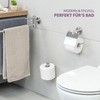 bremermann® PIAZZA Bathroom Range - Toilet Roll Holder with Lid,