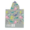 tiddlers & nippers Kids Patterned Microfibre Hooded Towel/Poncho | Lightweight, Super Absorbent Microfiber & Quick Drying | Ideal For Beach, Pool, Holidays & Travel (Dinky Dinos, 18m-5 Years)