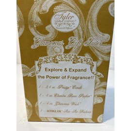 Tyler Candle Company  Gift Set Candle Spray Wash Car Freshener Kathina Scent