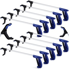 Sabary 6 Pcs Grabber Reacher Trash Pickers Bulk 30'' Long Elderly Earth Day Cleanup Back to School Upper Litter Heavy Duty Handy Mobility Aids Pick up Lightweight Nonslip Claw Arm Extension Stick