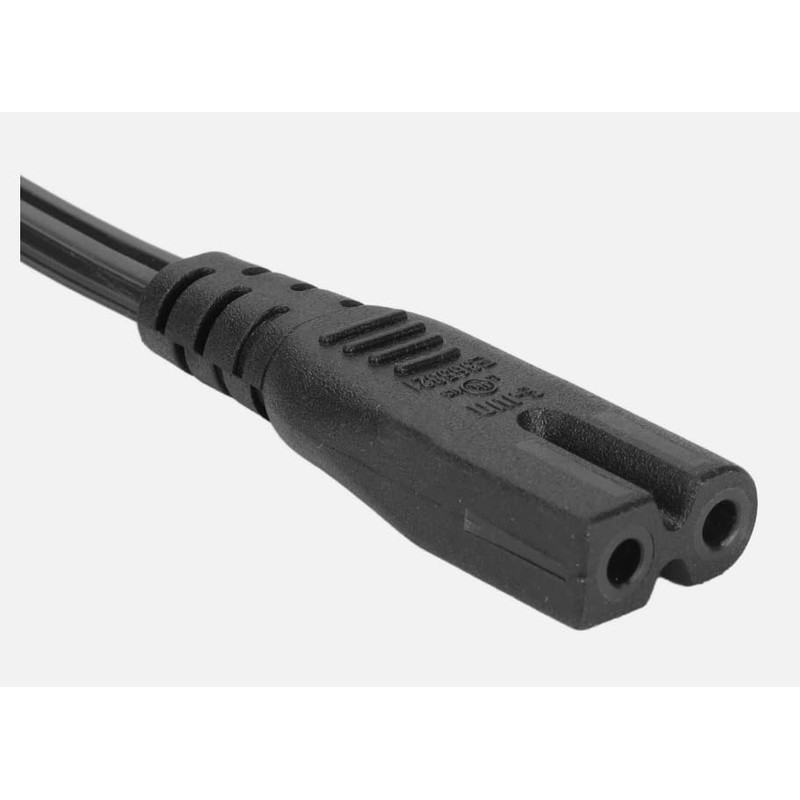 Tekit Polarized 90 Degree US 2-Prong (Nema 1-15P) to Dual